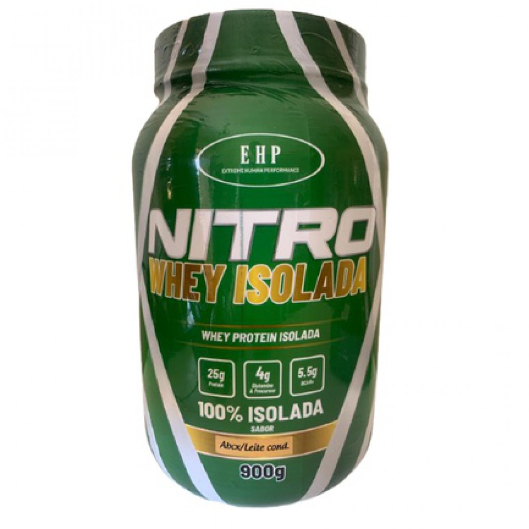 NITRO WHEY PROTEIN 100% ISOLADO EHP - 900G