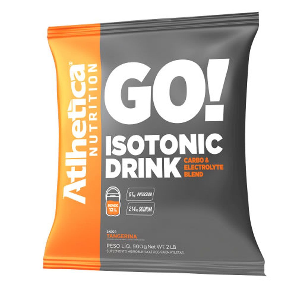 GO ISOTONIC DRINK ATLHETICA NUTRITION - 900G
