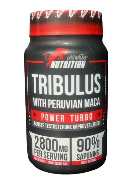 TRIBULUS WITH PERUVIAN MACA INSANITY NUTRITION - 120 CAPS